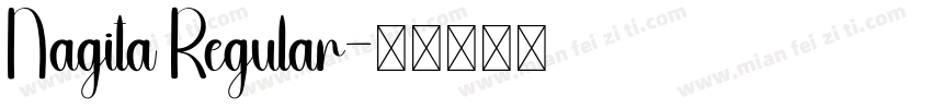 Nagita Regular字体转换